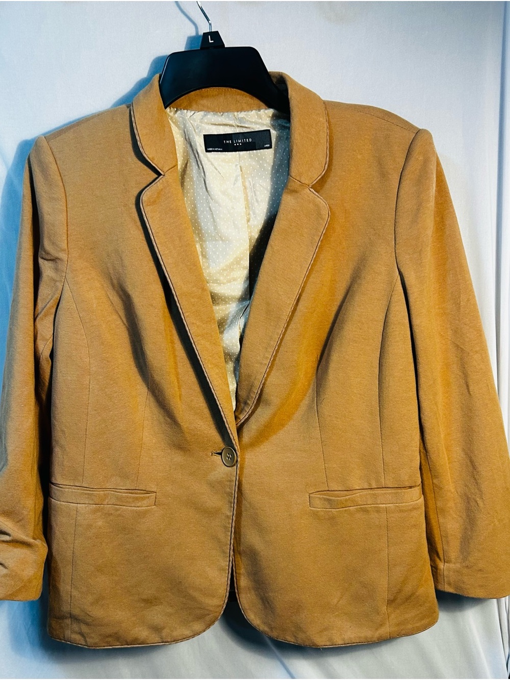 The Limited Women's Camel Tan Blazer Jacket